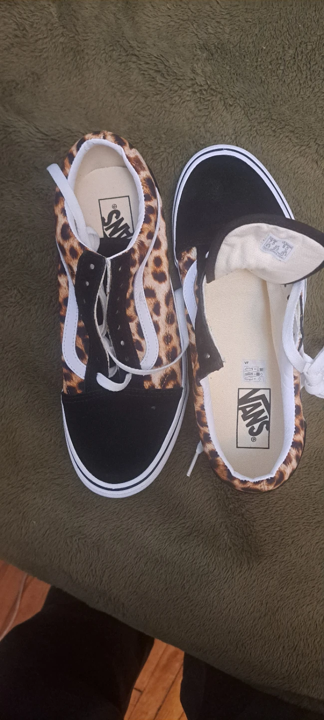 Vans Old Skool Leopard Print Platform Shoes - photo 2