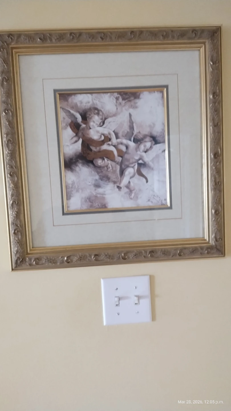 Framed Art Print of Cherubs