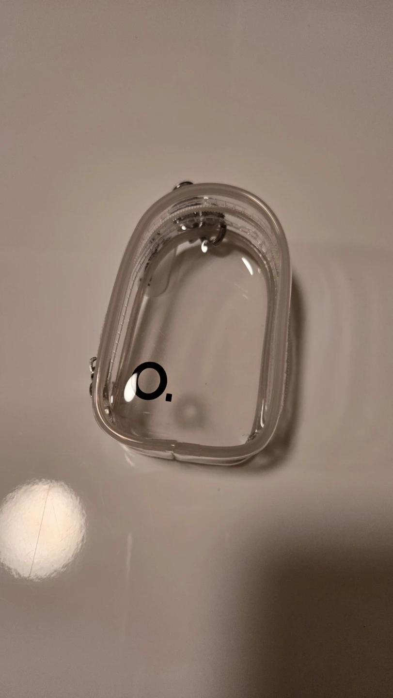 The Ordinary Clear Zipper Pouch with Keychain