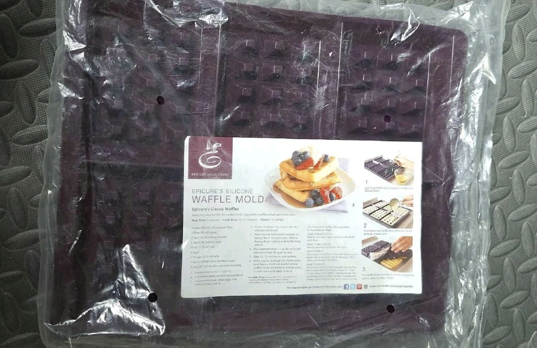 Epicure Silicone Waffle Mold 🌱 - photo 2