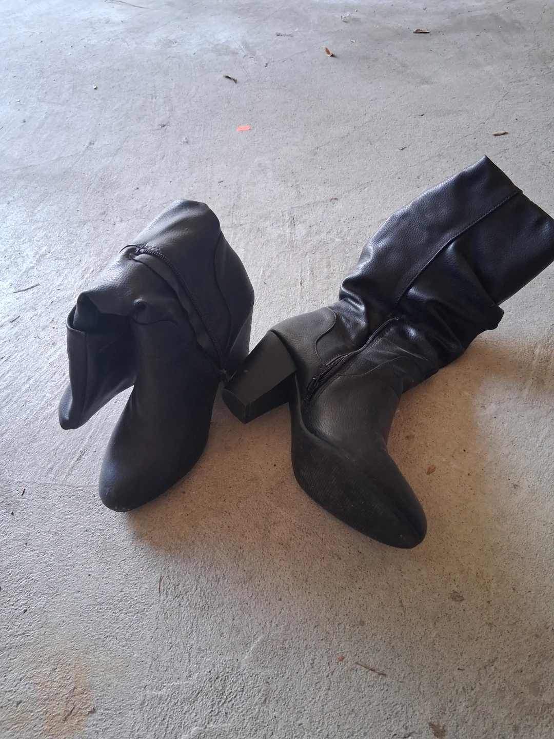 Black Heeled Boots