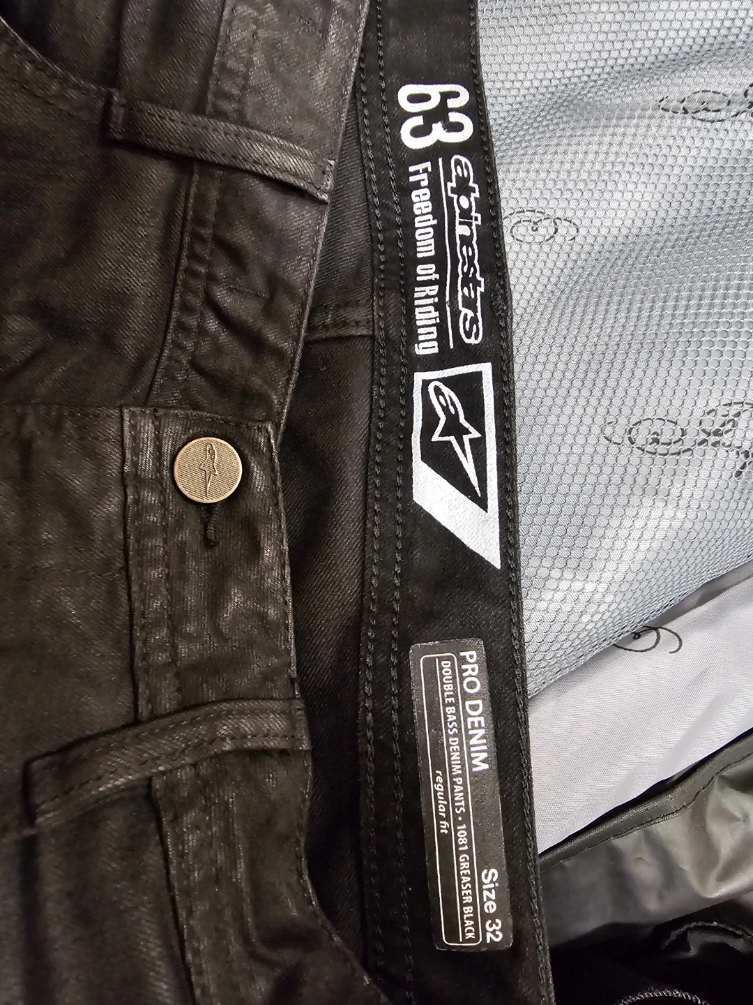 Alpinestars Pro Denim Motorcycle Pants - Size 32 - photo 2