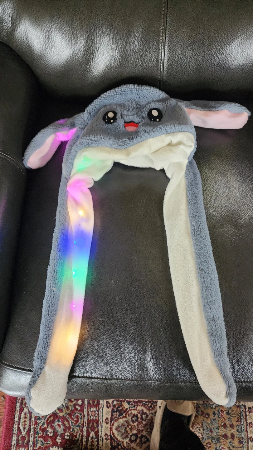 Bunny Hat with Moving Ears and Lights - photo 2