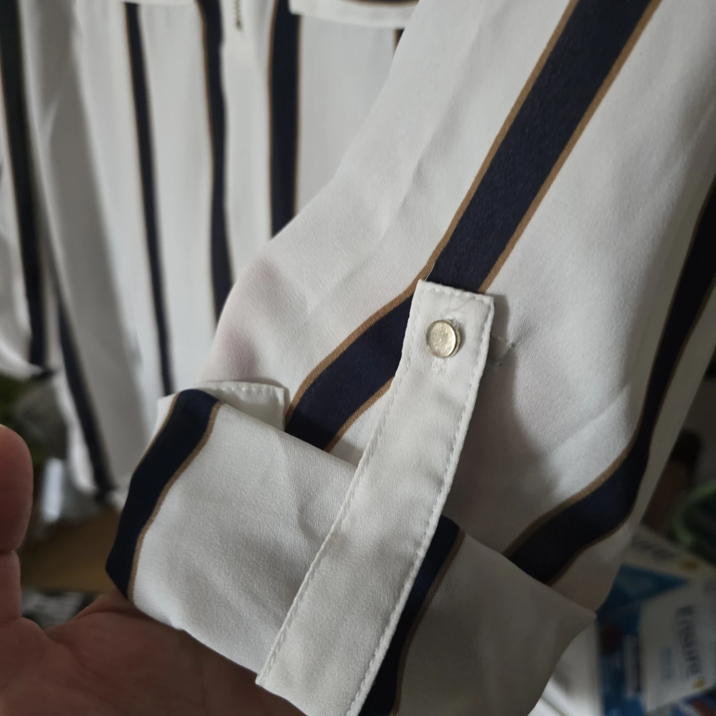 Dynamite Striped Blouse - photo 2