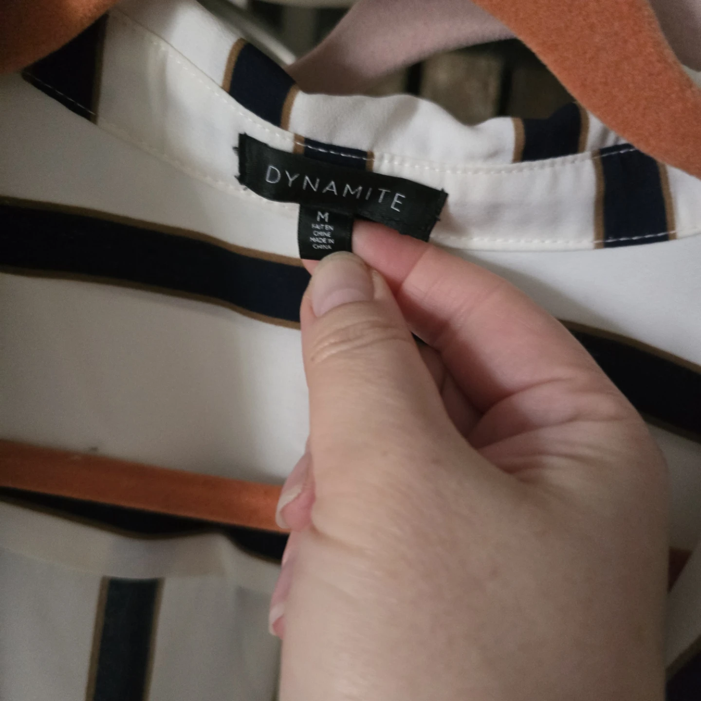 Dynamite Striped Blouse - photo 3