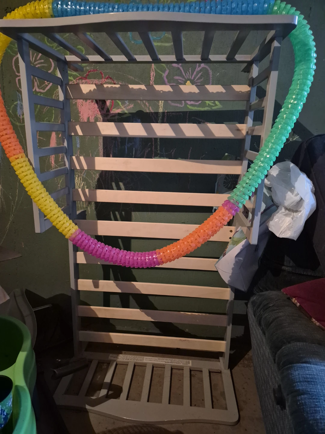 Wooden toddler bed frame