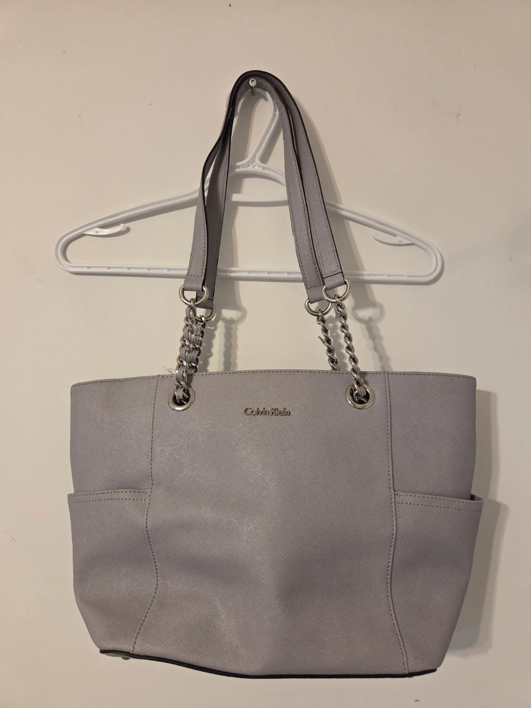 Calvin Klein Grey Tote Bag $30