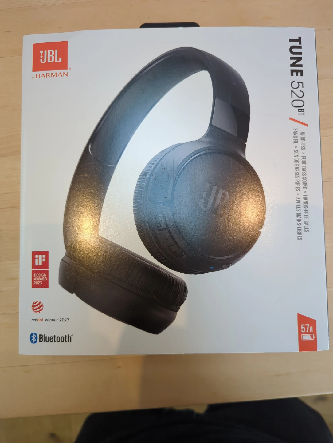JBL Tune 520BT Wireless On-Ear Headphones