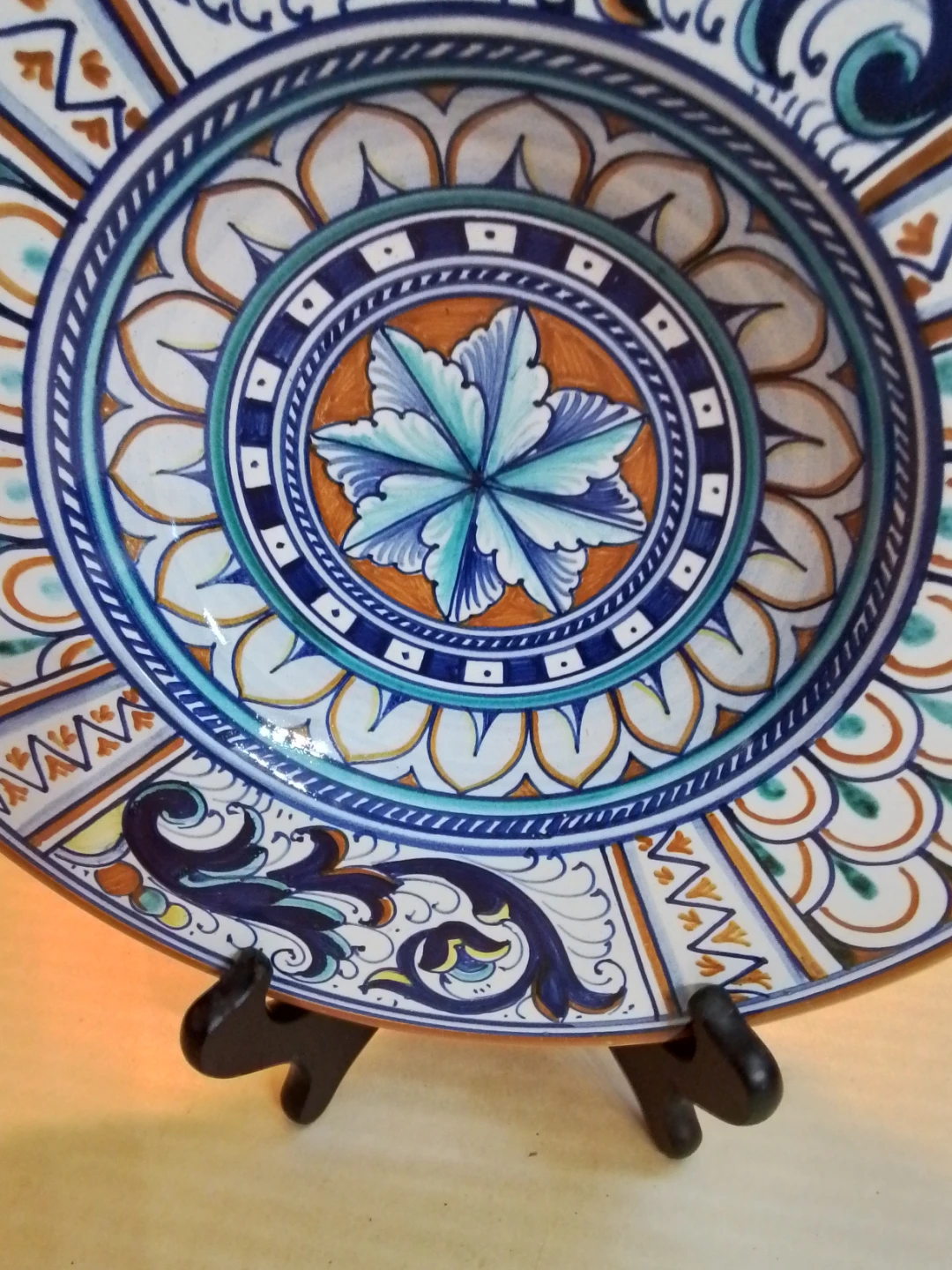 Hand-Painted Ceramic Decorative Plate - Made in Italy - photo 2