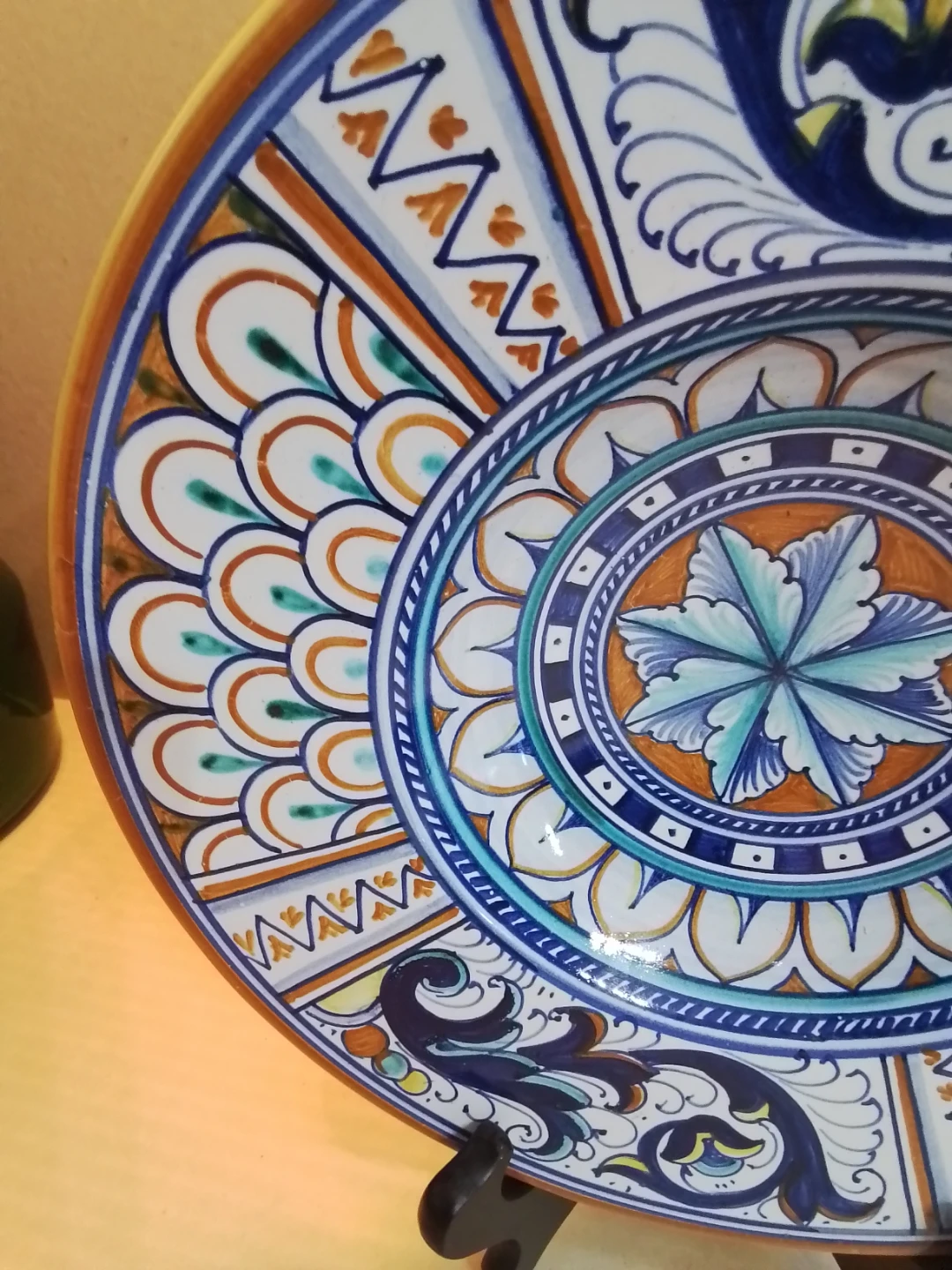 Hand-Painted Ceramic Decorative Plate - Made in Italy - photo 3