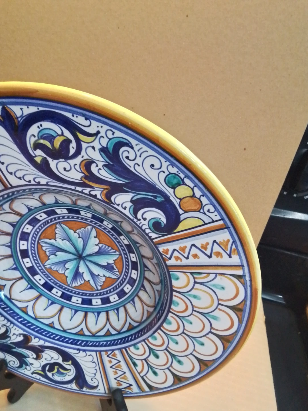 Hand-Painted Ceramic Decorative Plate - Made in Italy - photo 4