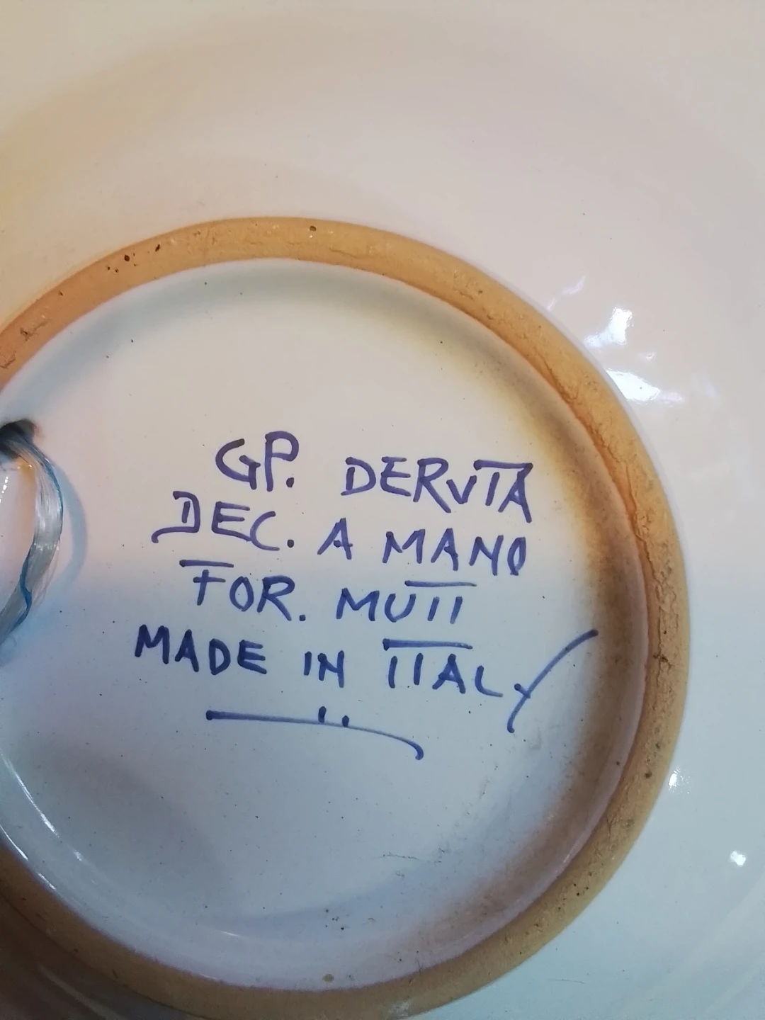 Hand-Painted Ceramic Decorative Plate - Made in Italy - photo 5