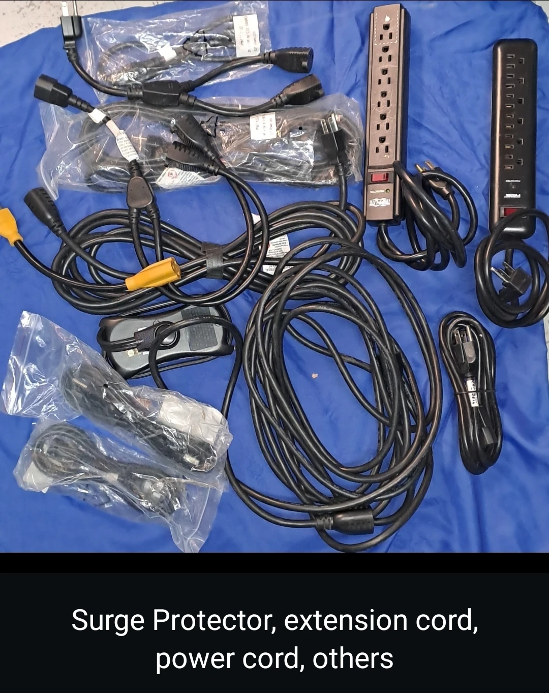 $30 - Surge Protectors and Power Cords Bundle