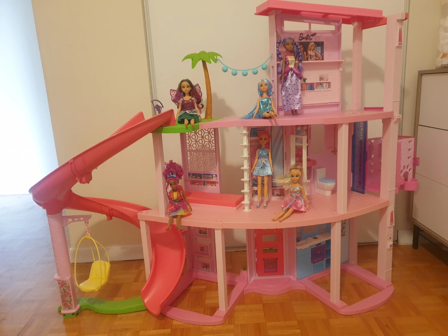Barbie Dreamhouse with 6 Dolls