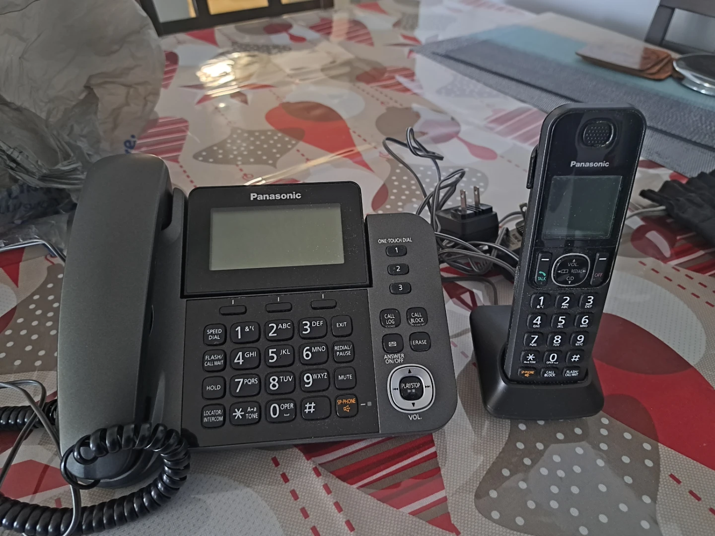 Panasonic Corded and Cordless Phone System