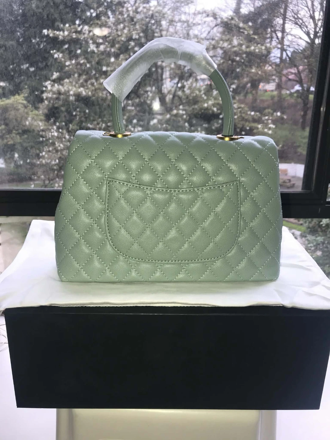 Quilted Top Handle Handbag - photo 4