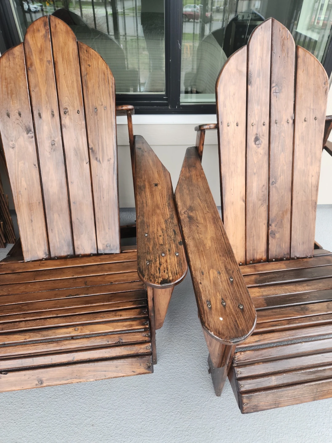 Wooden Adirondack Chairs (Set of 2) - photo 2