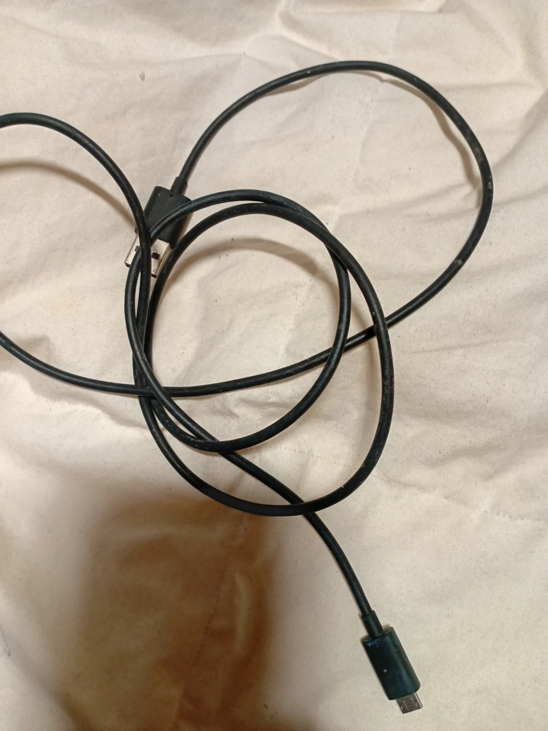 Black USB to Micro USB Cable
