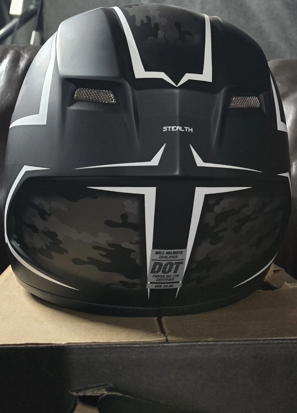 Bell Qualifier Stealth Camo Matte Motorcycle Helmet - photo 5