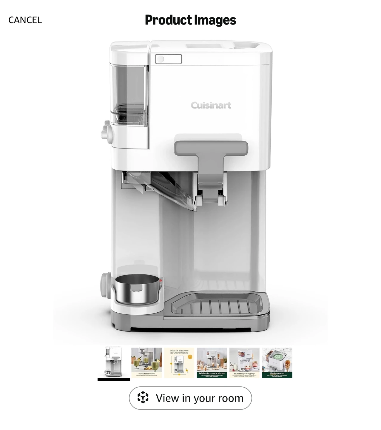 Cuisinart Mix It In Soft Serve Ice Cream Machine
