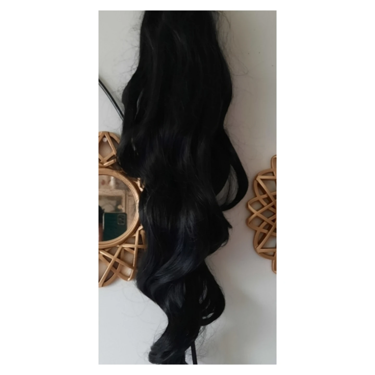 Black Long Wavy Wig - photo 2