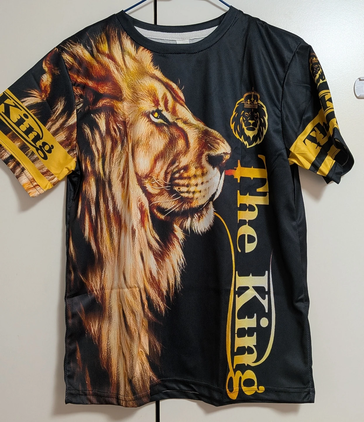 The King Lion Print T-Shirt and Shorts Set
