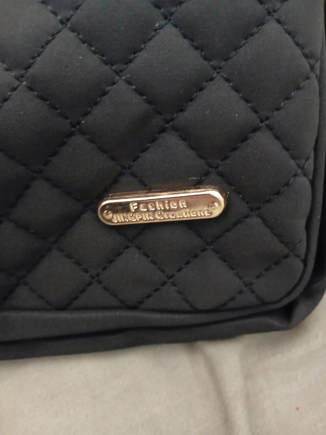 Black Quilted Sling Crossbody Chest Bag - photo 4