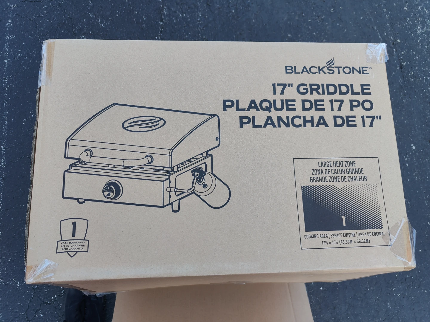 Blackstone 17" Griddle - Model 1814 - Stainless Steel