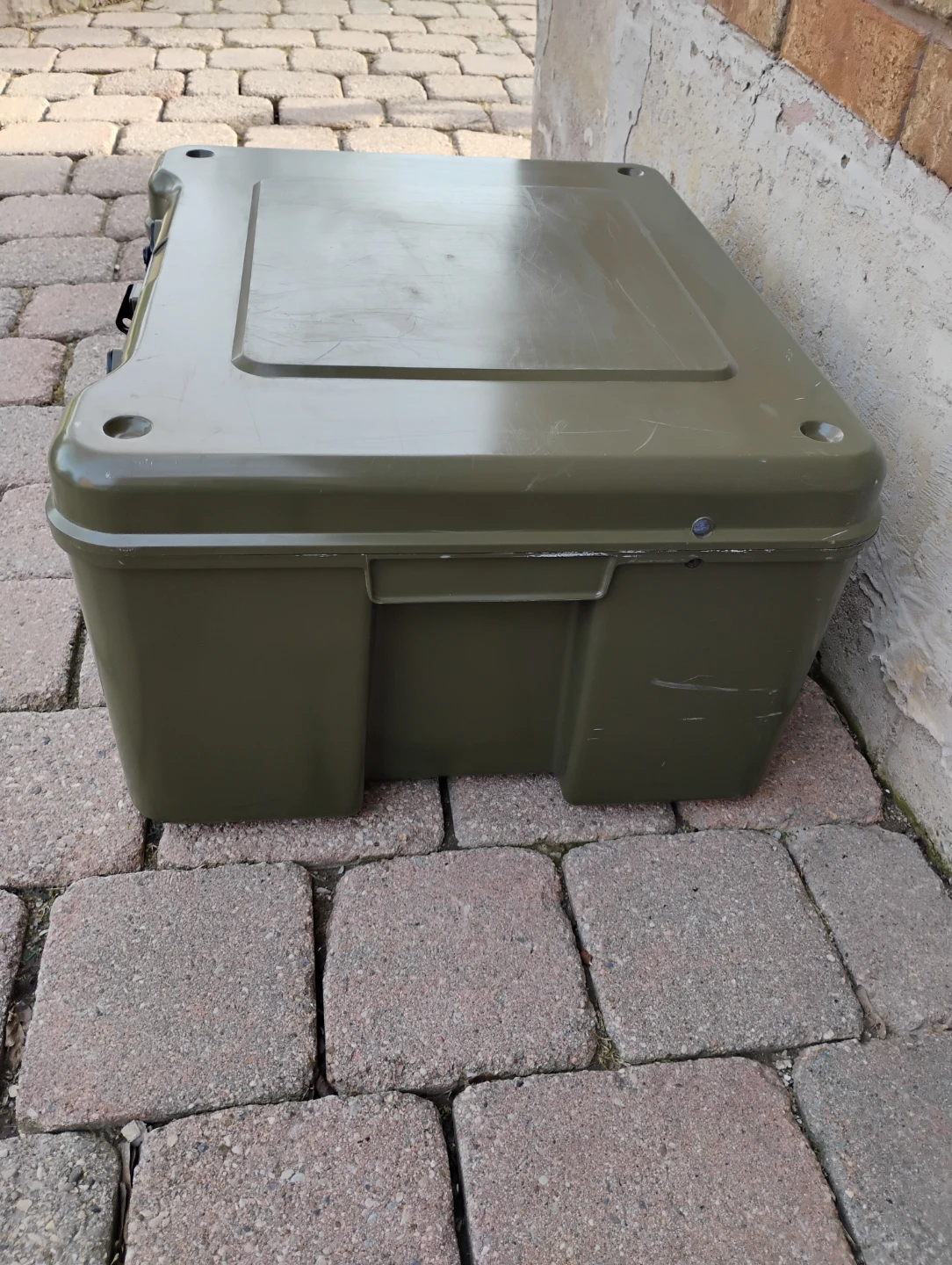Olive Green Storage Case with Handle - photo 3