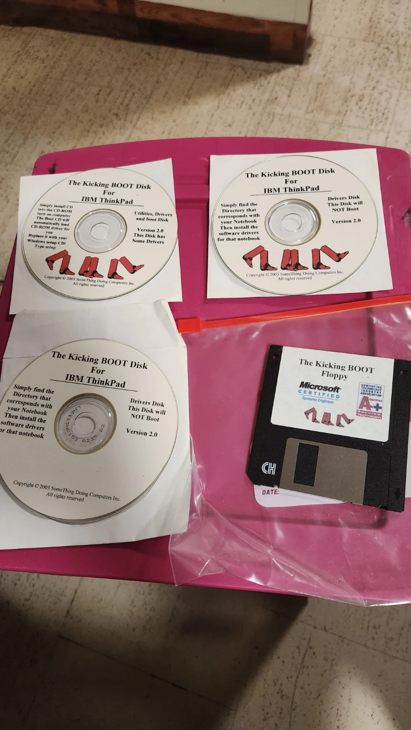 IBM ThinkPad Boot Disk & Floppy