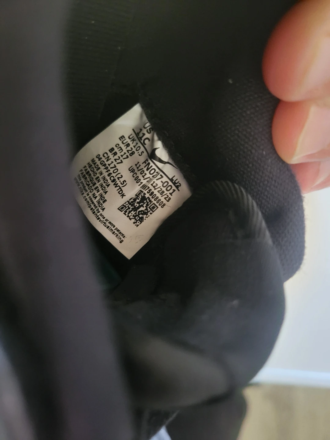Nike Air Force 1 Low Black Sneakers - photo 3