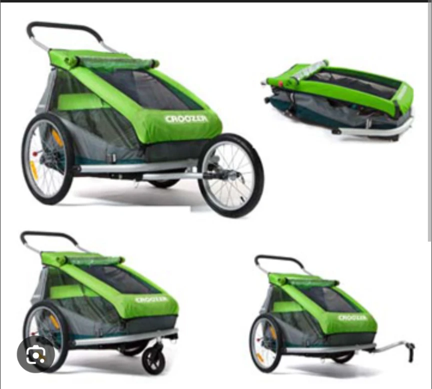 Croozer Kid Plus Double Child Bike Trailer