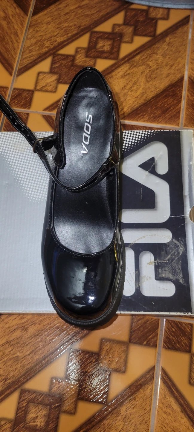 SODA Black Platform Mary Jane Shoes - photo 2