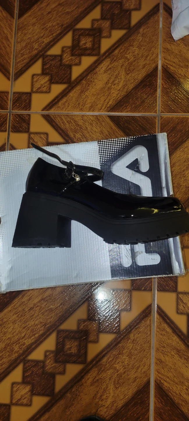 SODA Black Platform Mary Jane Shoes - photo 3