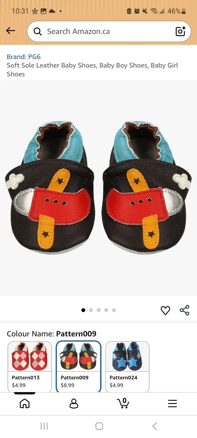 New PG6 Soft Sole Leather Baby Shoes 🌱