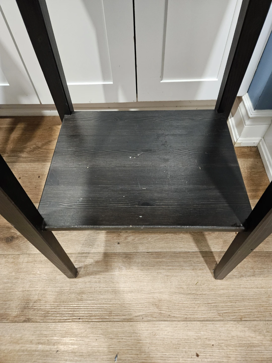 Black Accent Table with Drawer - photo 3