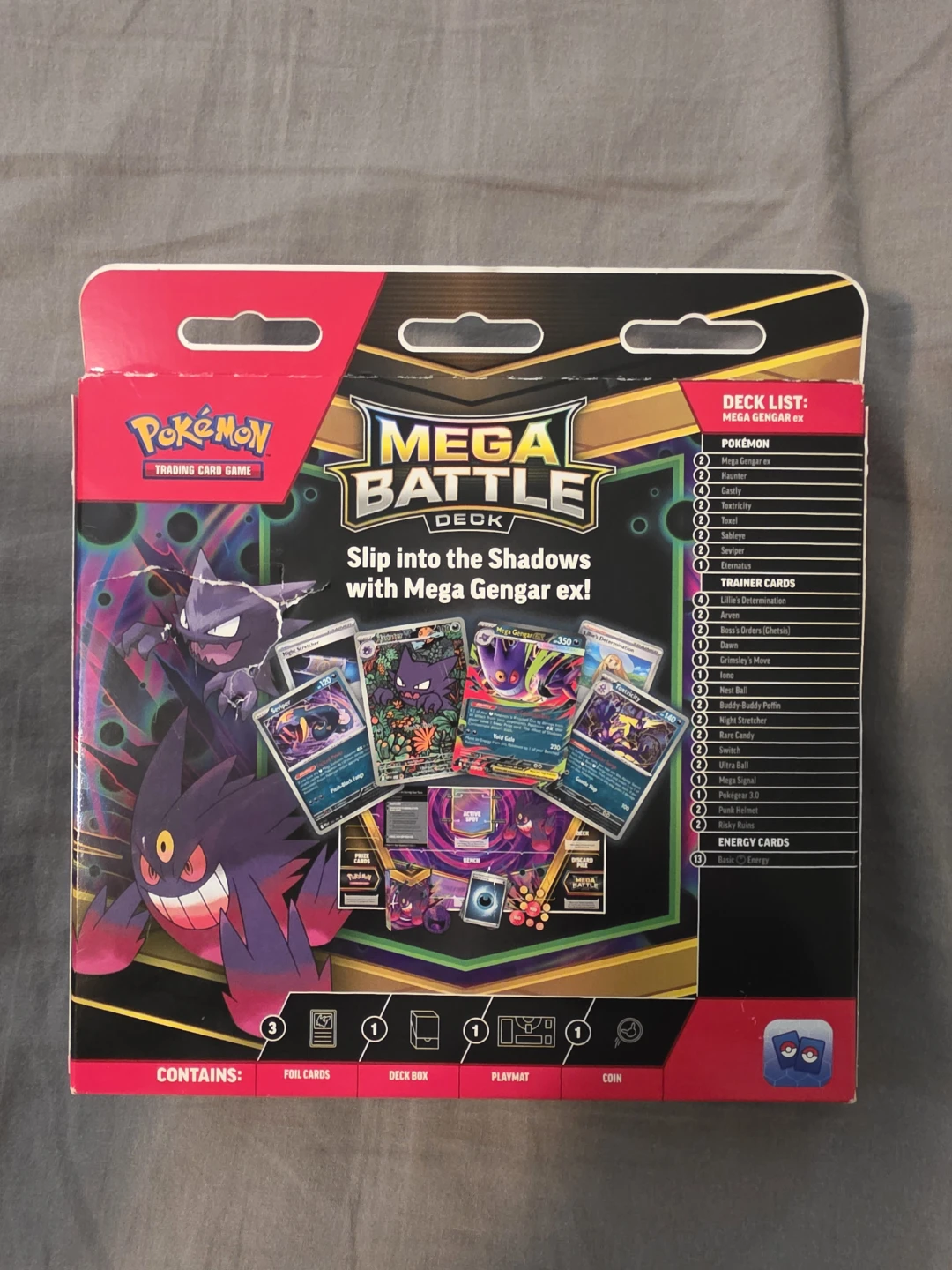Pokémon Trading Card Game Mega Battle Deck - Mega Gengar EX - photo 2