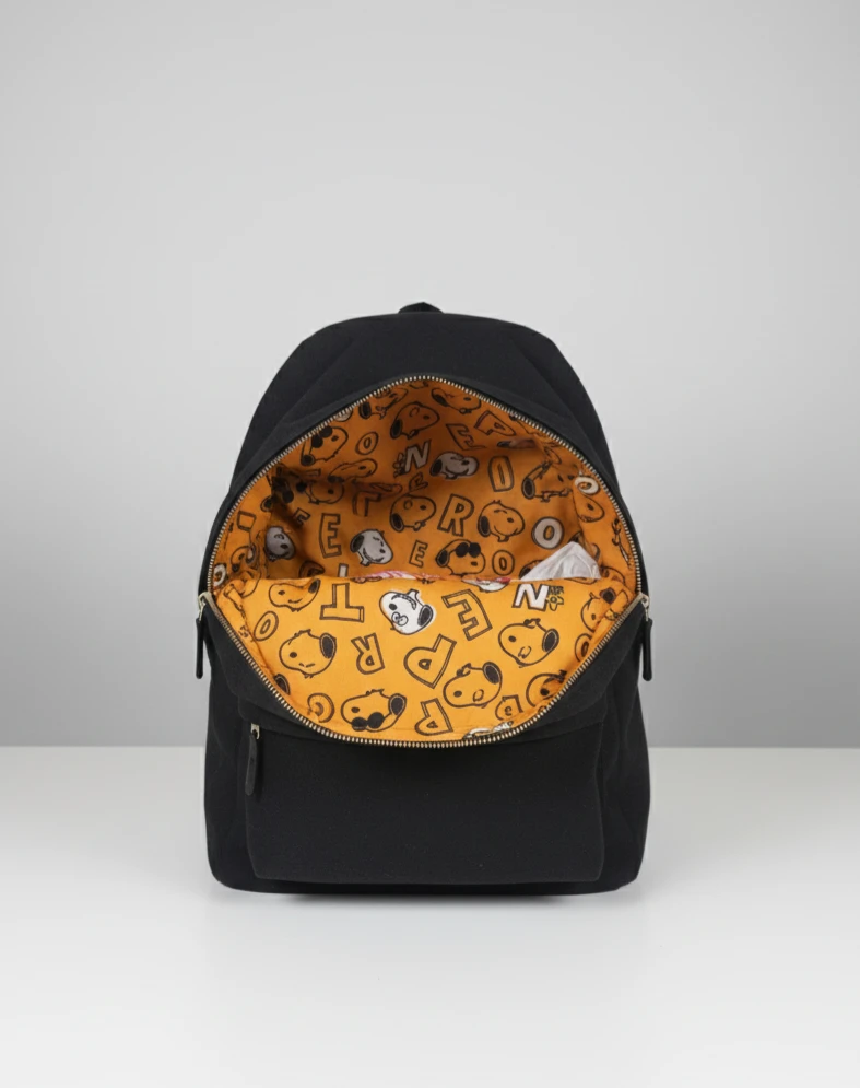 Black Snoopy Backpack