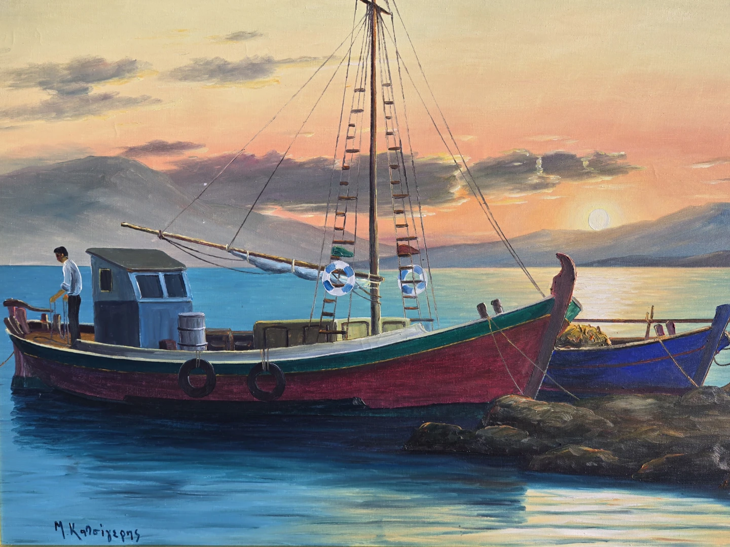 Large Original Painting on Canvas - photo 2