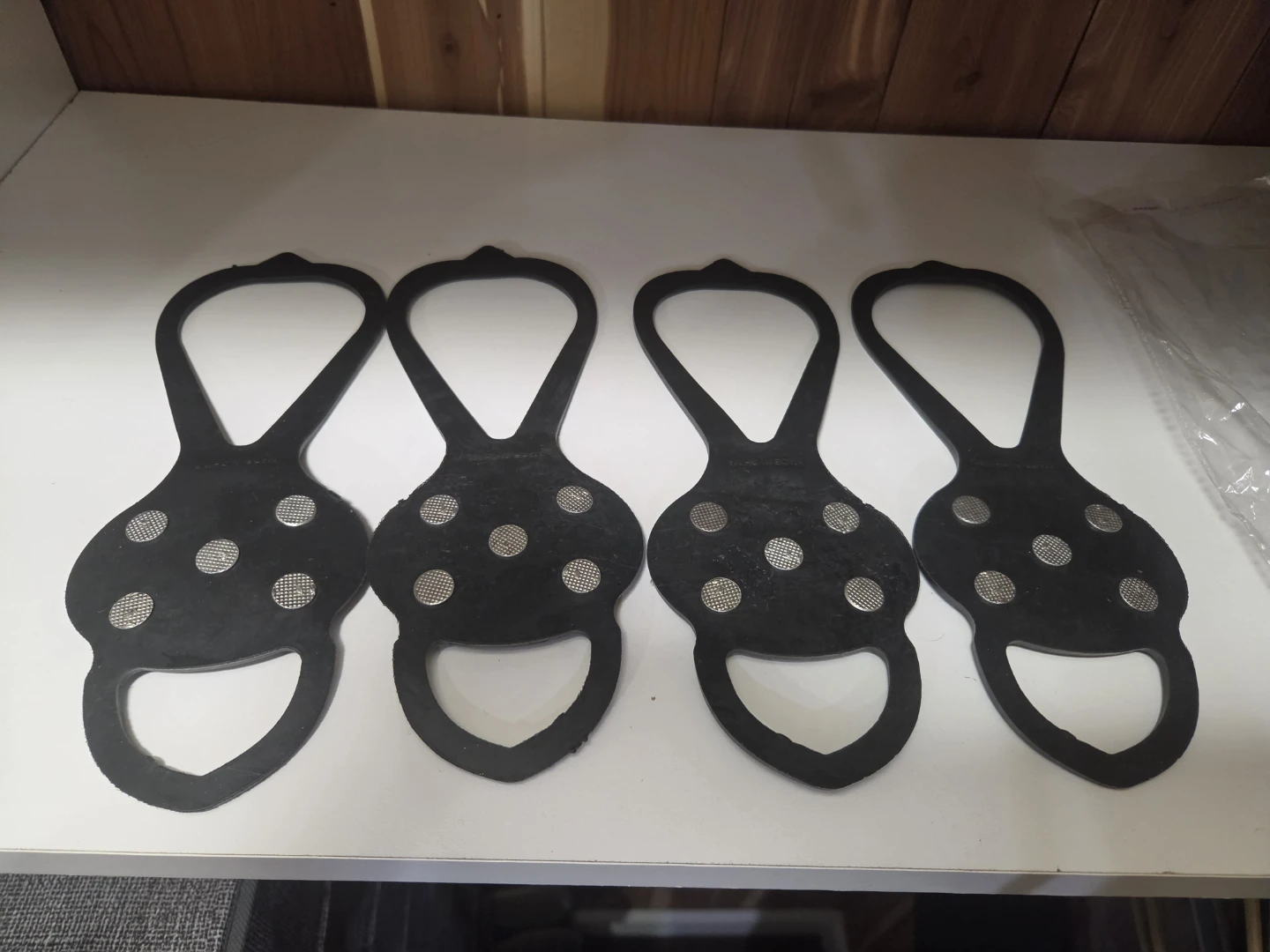Brand new -Ice Cleats for Shoes - Black, 4 Count - photo 2
