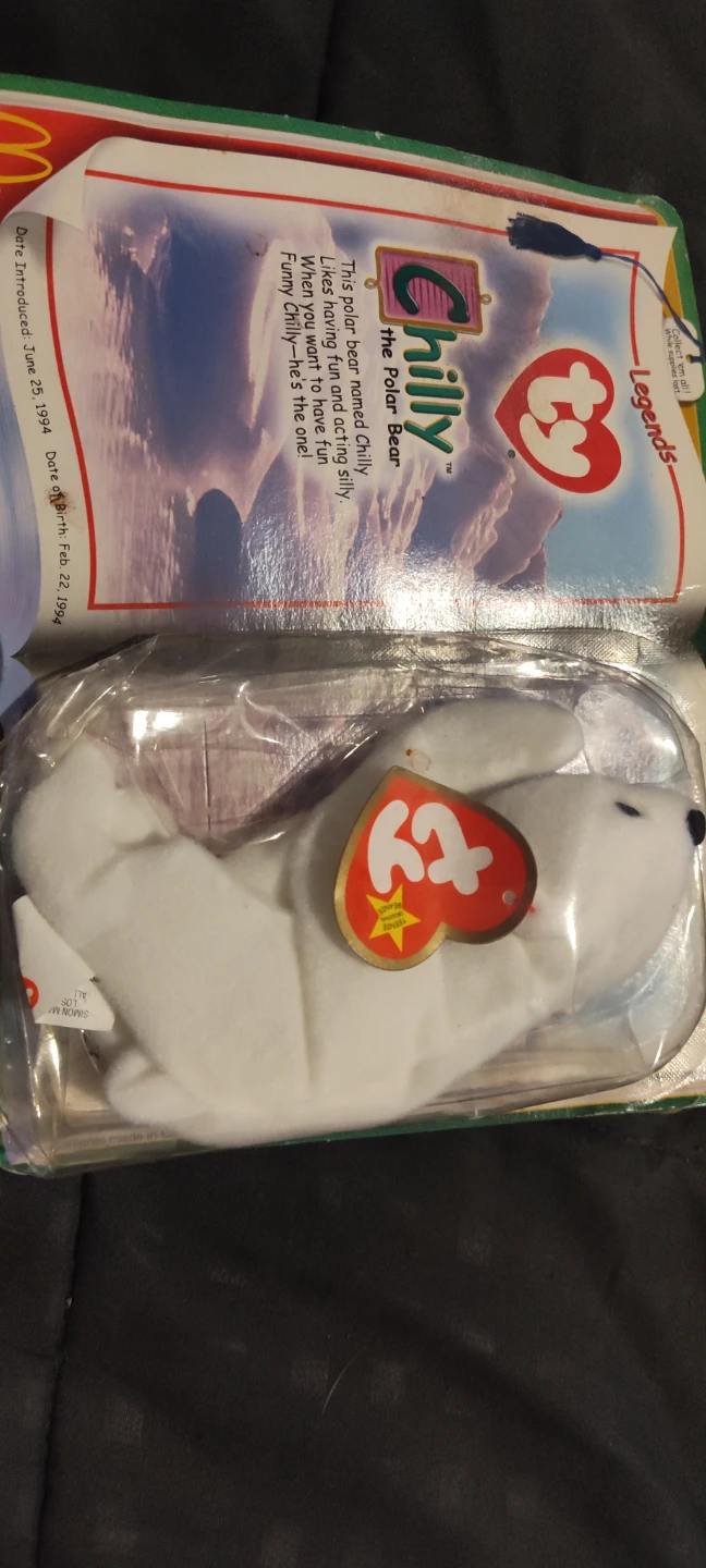 Ty Beanie Baby Chilly the Polar Bear - photo 2