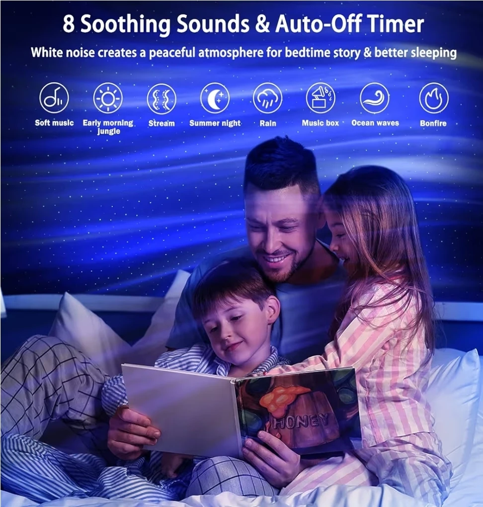 Aurora Star Projector with Bluetooth Speaker - photo 3