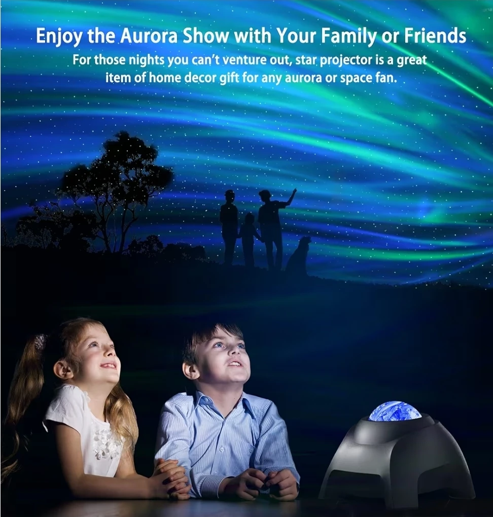 Aurora Star Projector with Bluetooth Speaker - photo 5