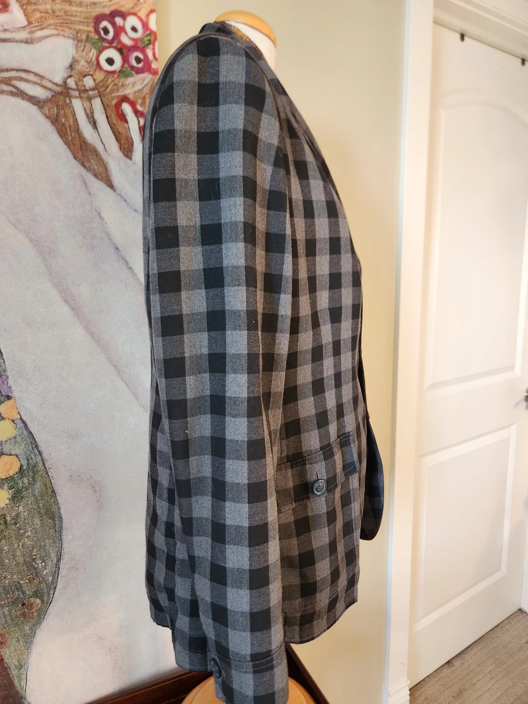 ENGLISH BRAND Ben Sherman, checkerboard Blazer Jacket XXL - photo 4