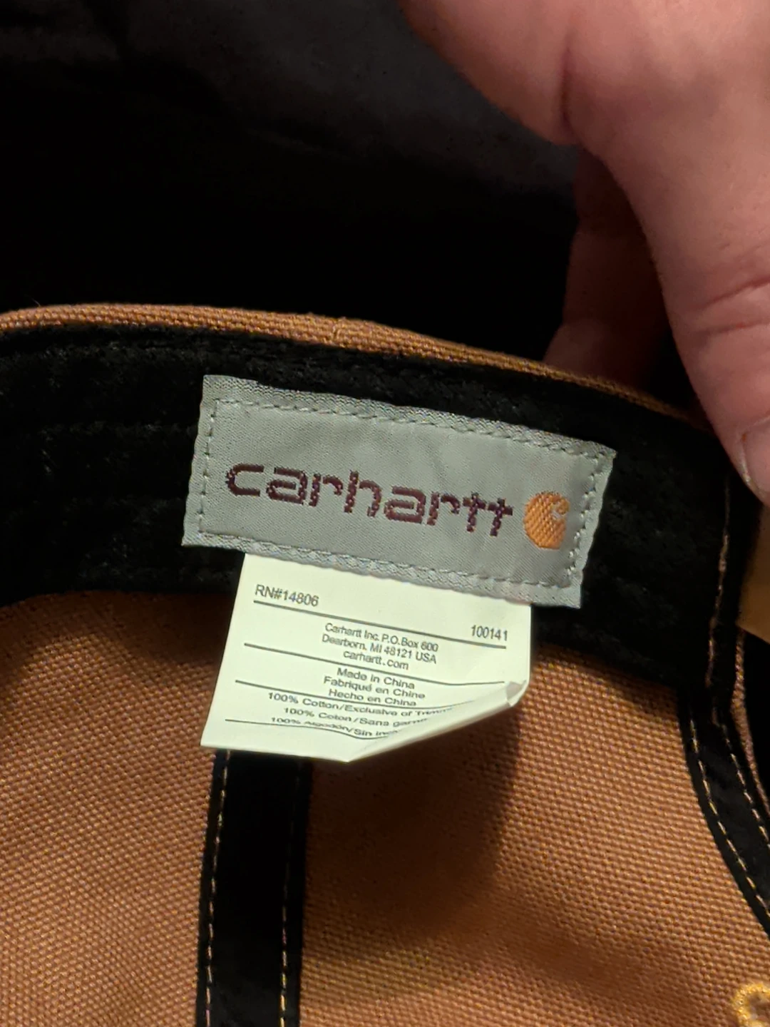 Carhartt Brown Canvas Baseball Cap - photo 3