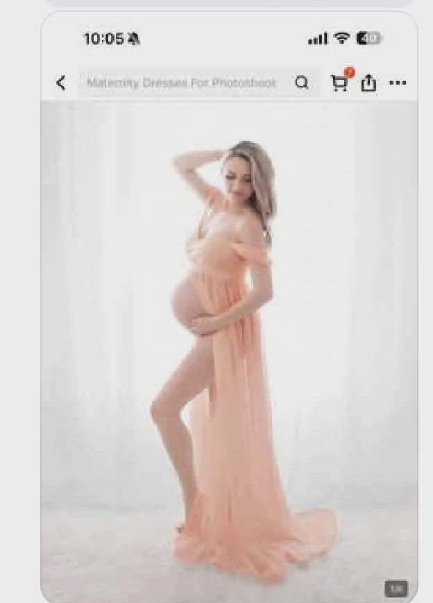 Pink Maternity dress
