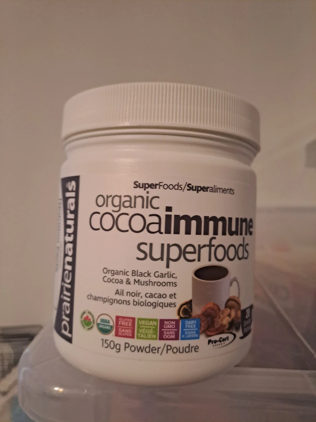 Prairie Naturals Organic CocoaImmune Superfoods Powder 150g