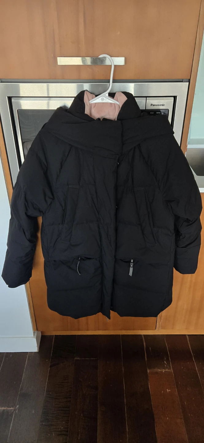 New Balance Puffer Coat - Black, Size S