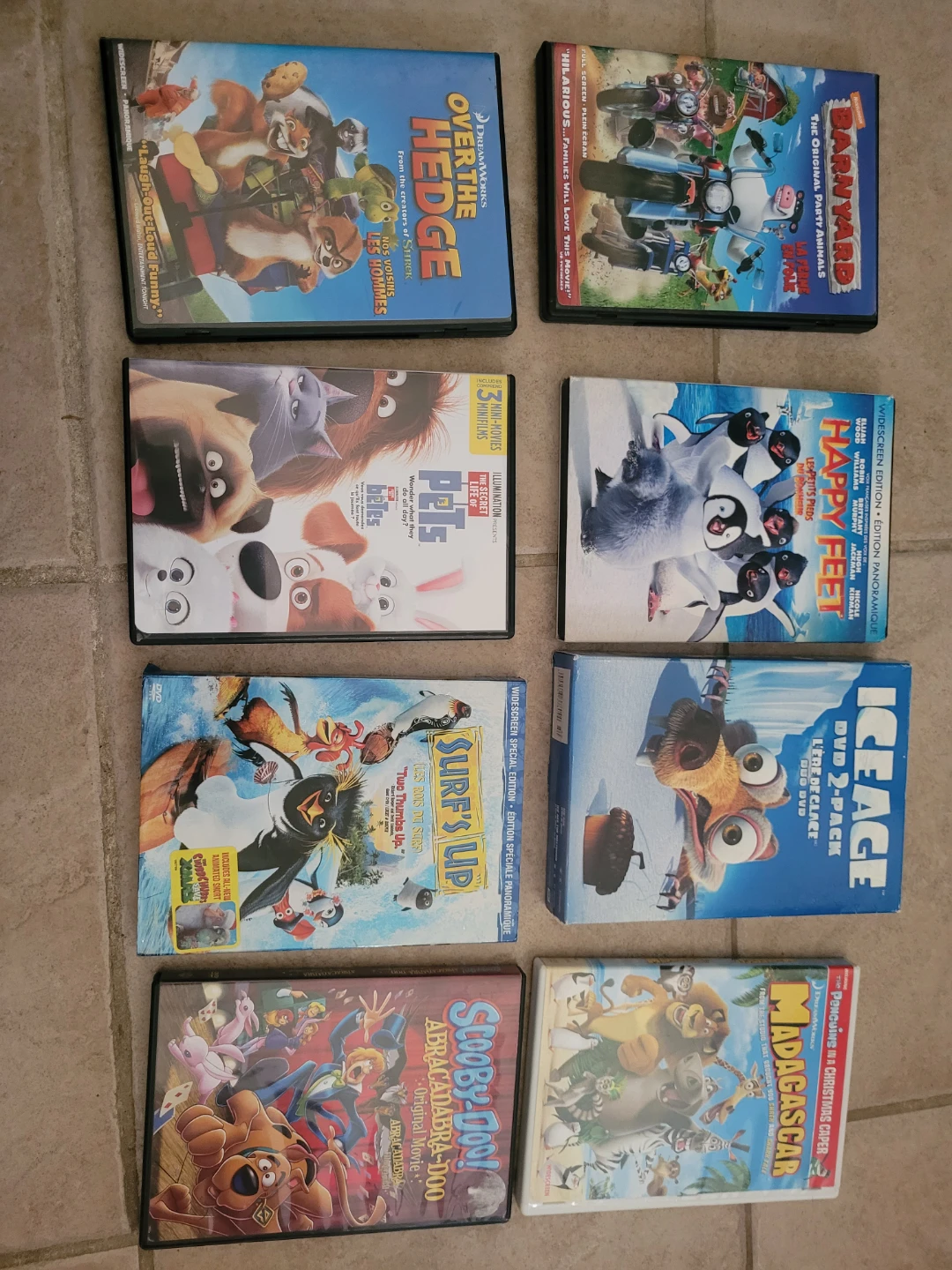 7 DVD Movie Lot
