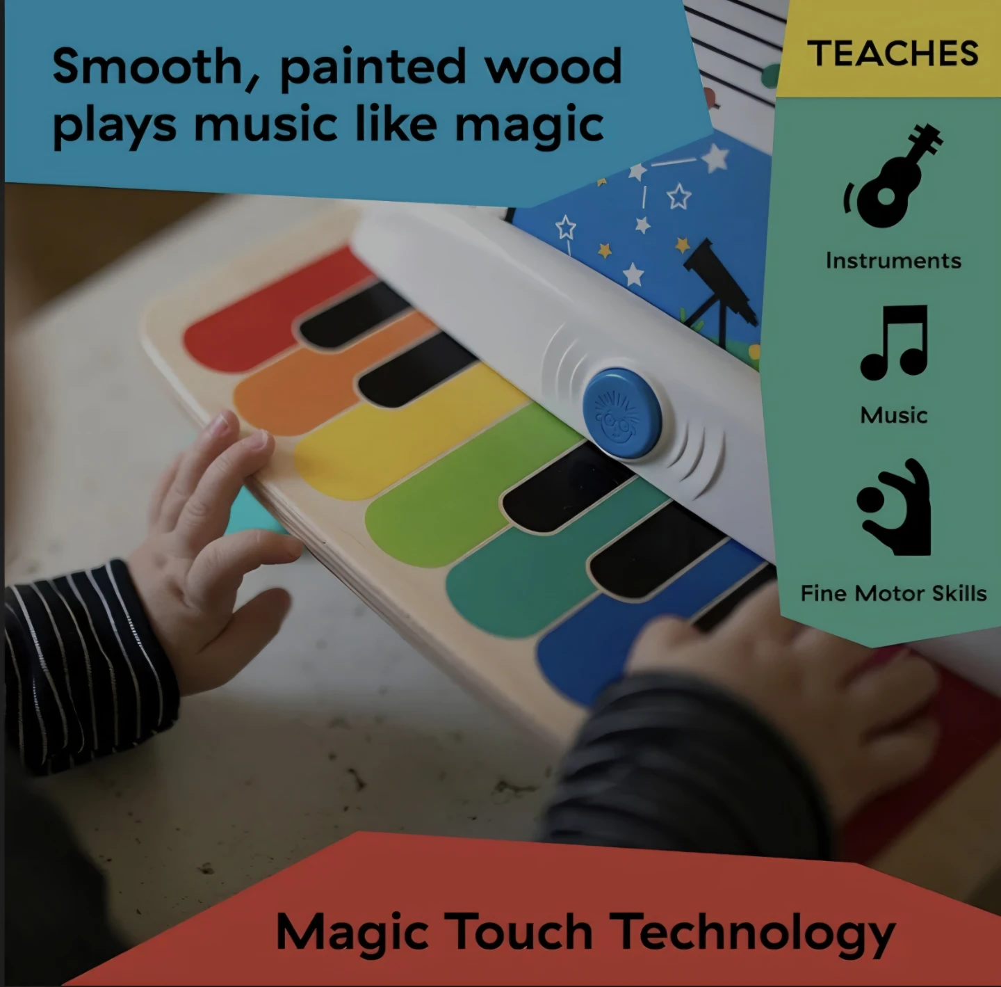 Baby Einstein Magic Touch Wooden Toy Piano - photo 3